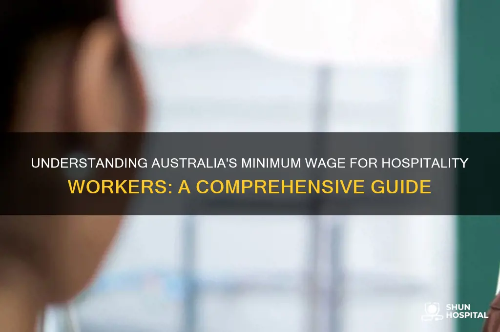 what is the minimum wage for hospitality in australia