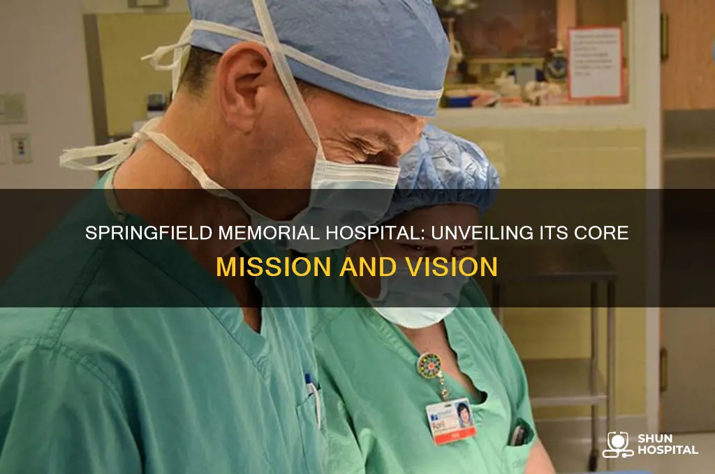 what is the mission and vision of springfield memorial hospital