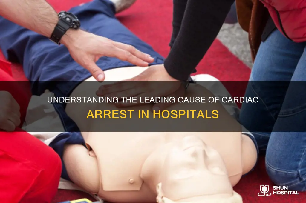 what is the most common cardiac arrest in hospital
