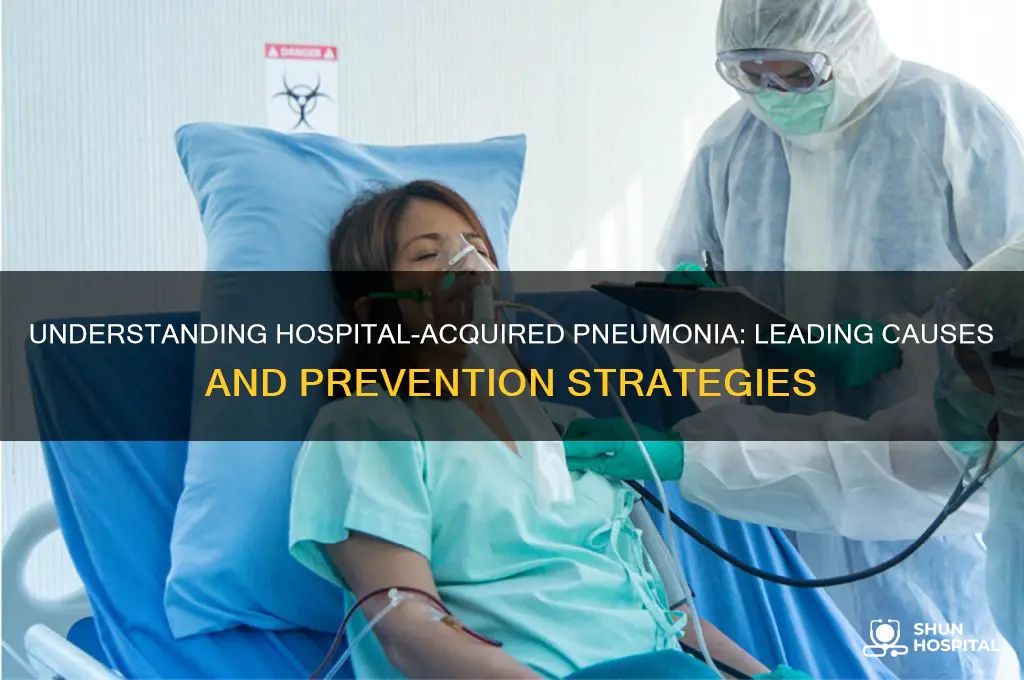 what is the most common cause of hospital acquired pneumonia