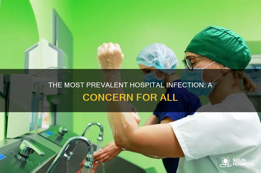 what is the most common hospital infection