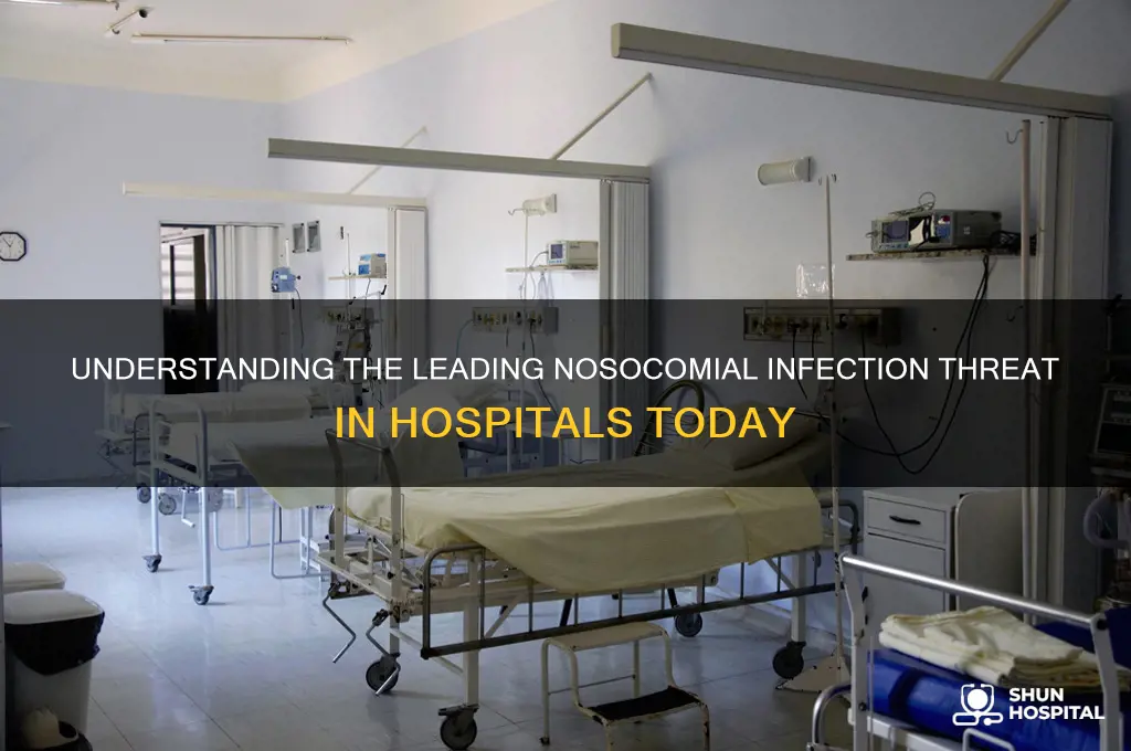 what is the most common nosocomial infection in hospitals