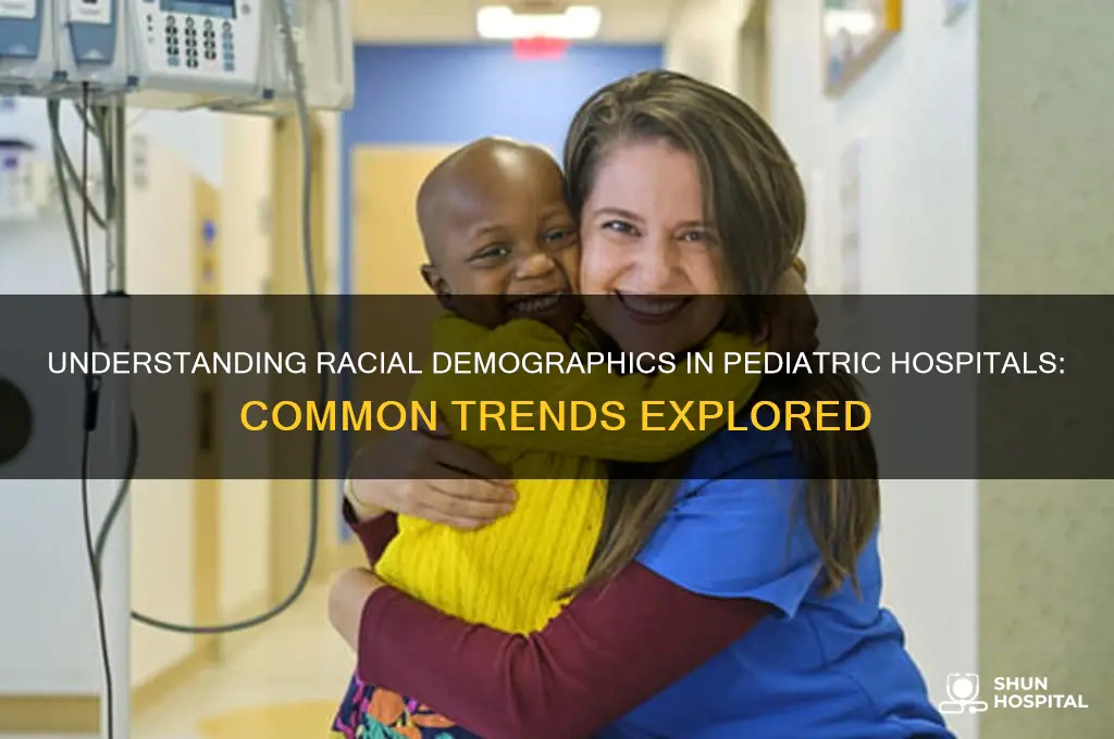 what is the most common race in pediatric hospitals