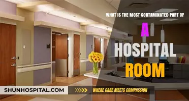 Unseen Dangers: Identifying the Most Contaminated Hospital Room Areas