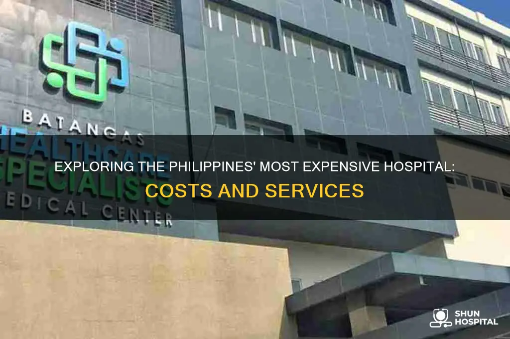 what is the most expensive hospital in the philippines