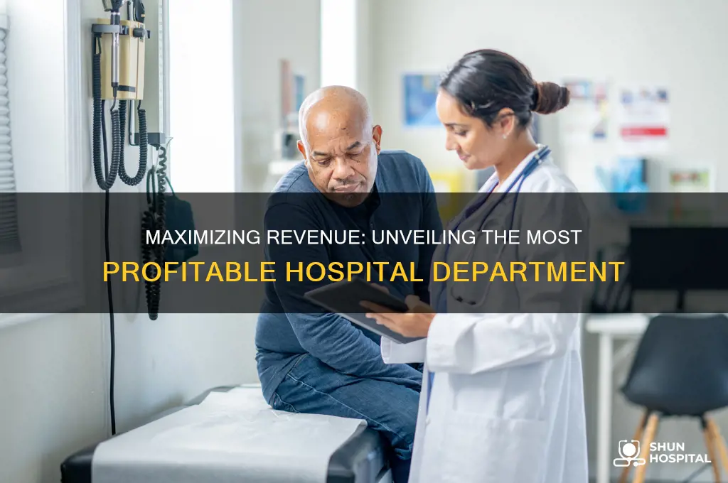 what is the most profitable department in a hospital