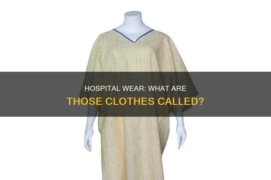 what is the name for hospital cloth