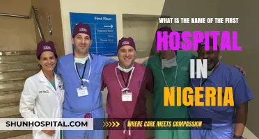 Unveiling Nigeria's Medical History: The Name of Its First Hospital