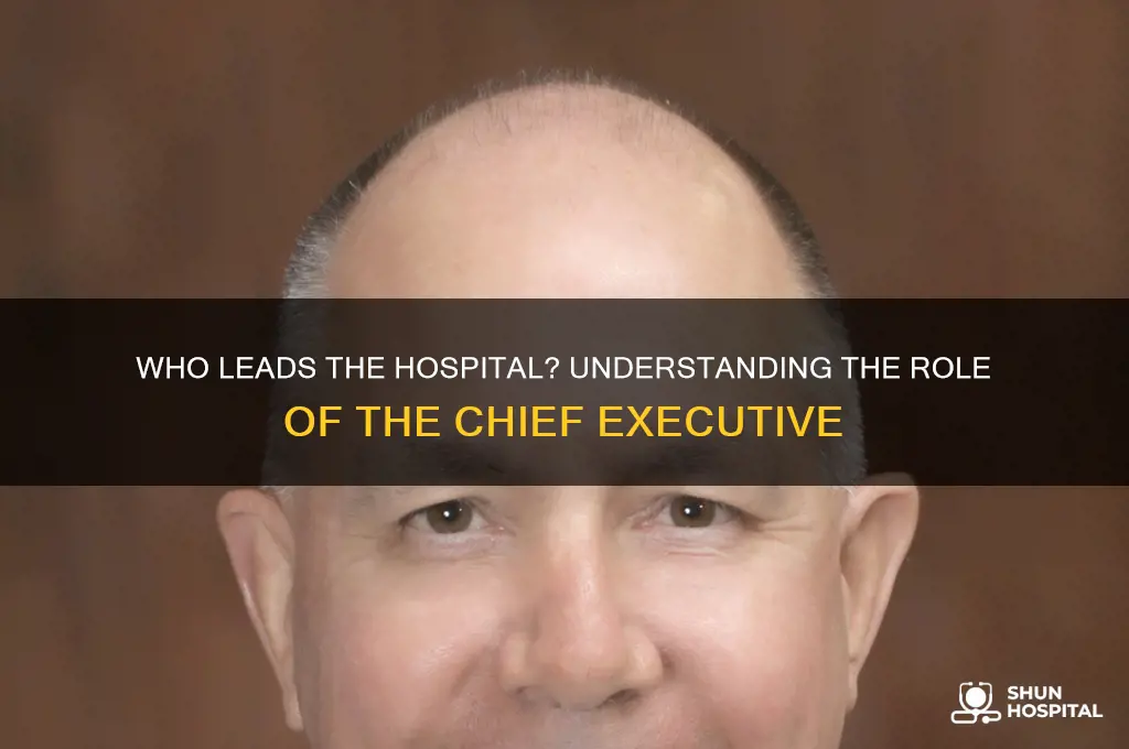 what is the name of the head of a hospital