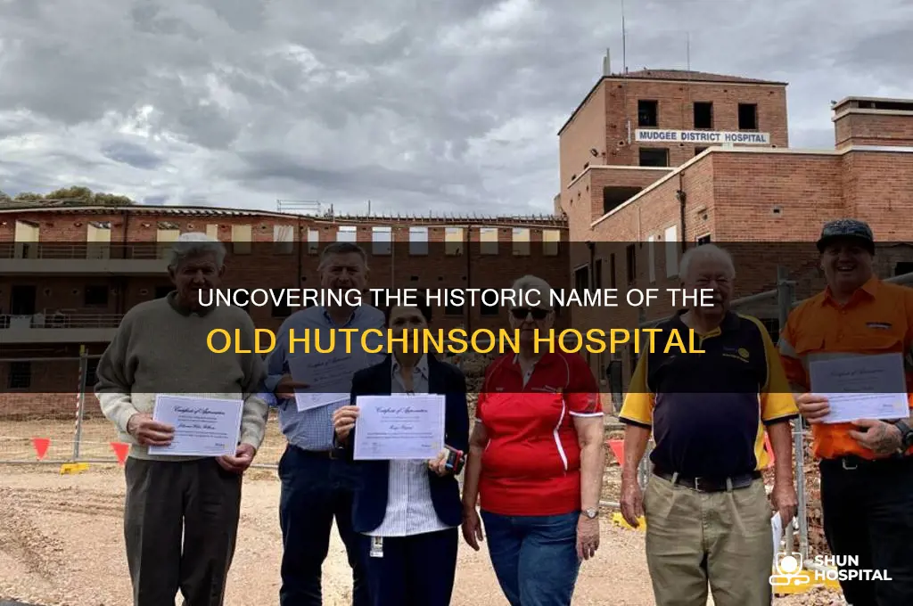 what is the name of the old hutchinson hospital