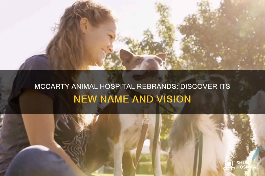 what is the new name for mccarty animal hospital