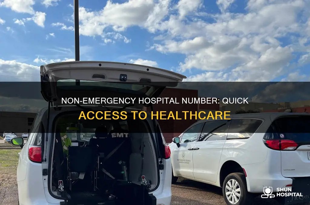 what is the non emergency hospital number