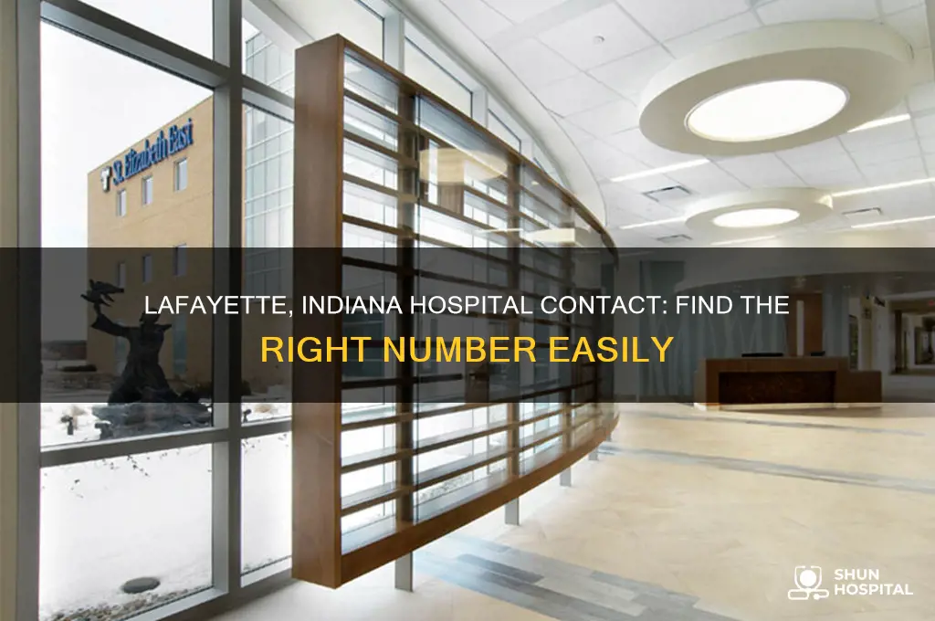 what is the number for the hospital in laftyette indana