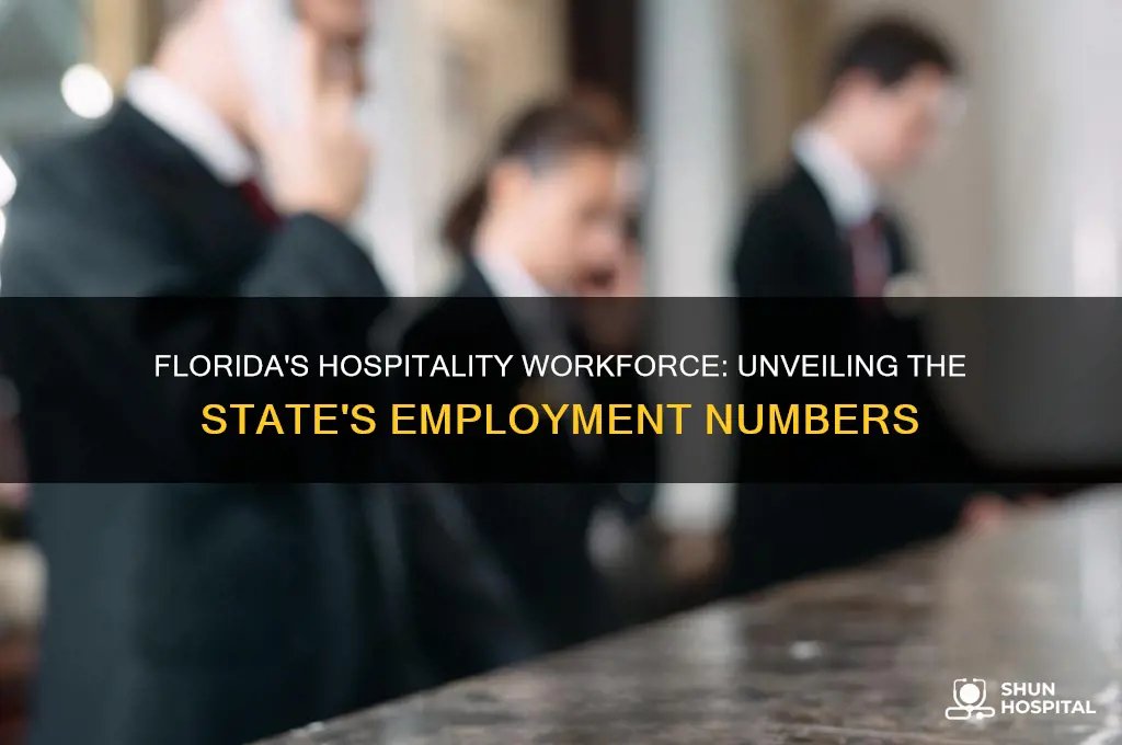 what is the number of hospitality workers in florida