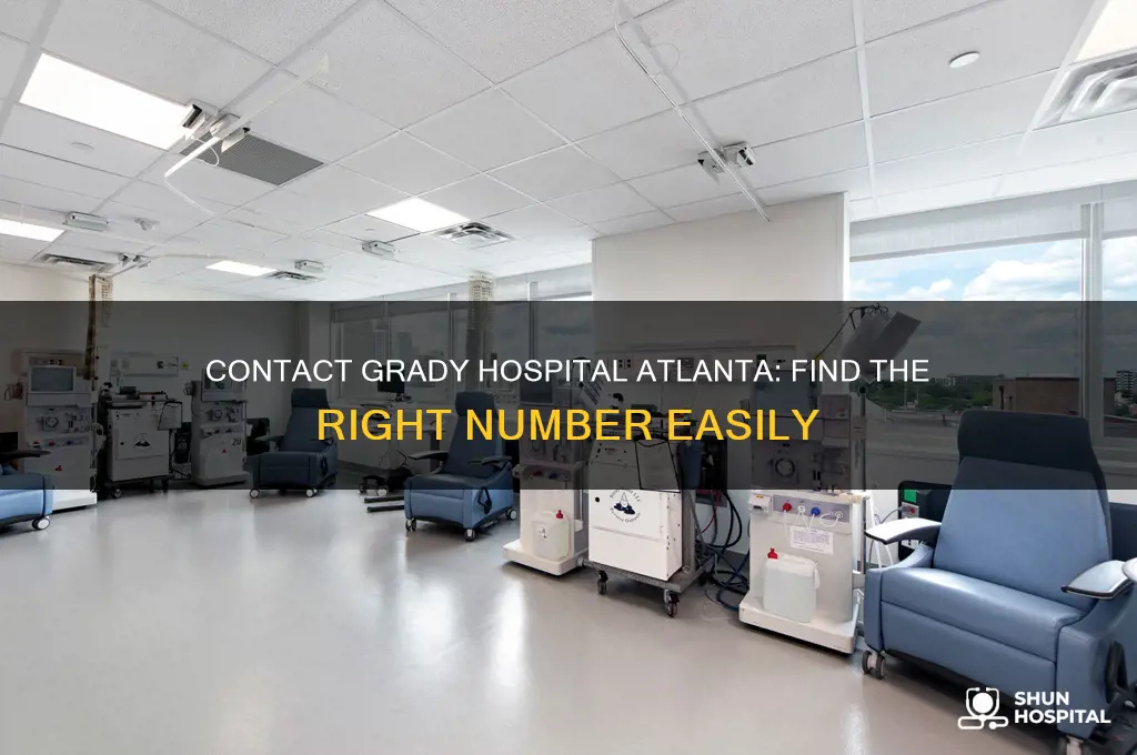 what is the number to grady hospital in atlanta georgia