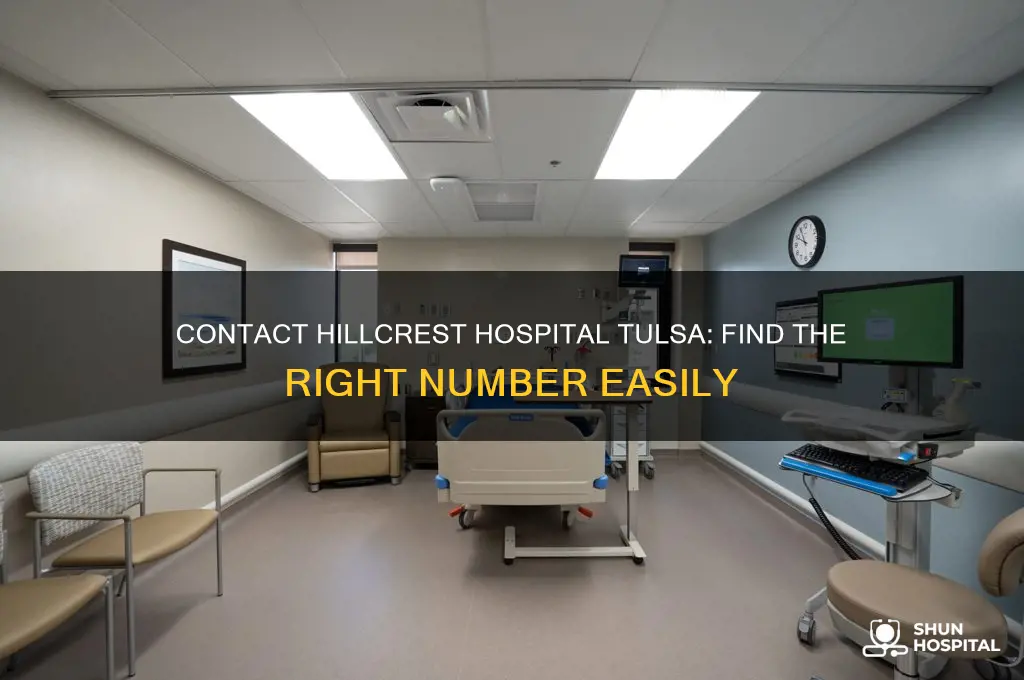 what is the number to hillcrest hospital in tulsa oklahoma