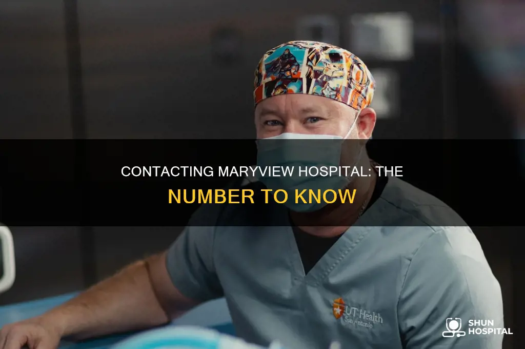what is the number to maryview hospital