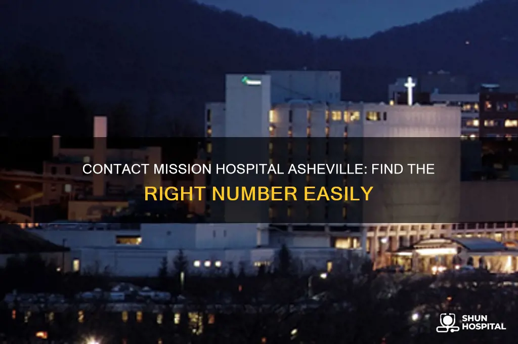 what is the number to mission hospital in asheville