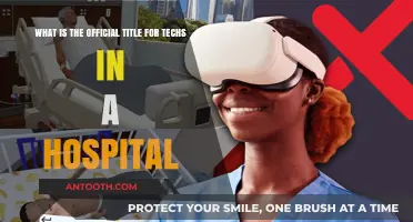 Unveiling the Official Title for Hospital Tech Professionals