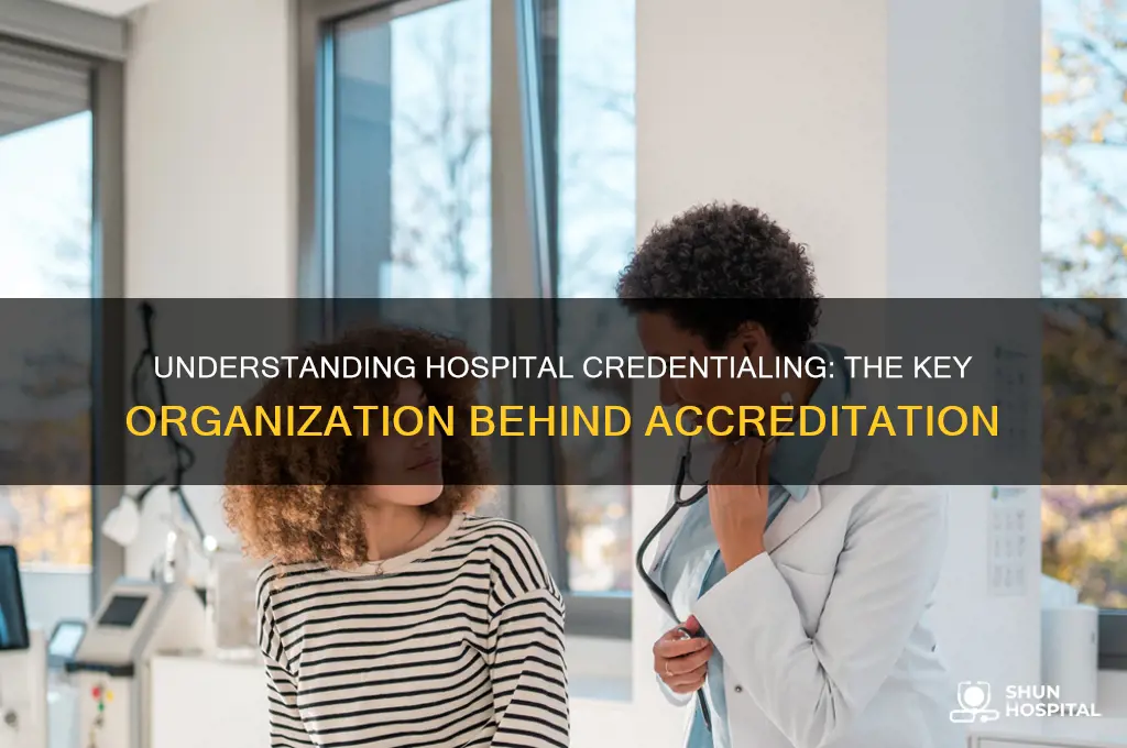 what is the organization associated with the credentialing of hospitals