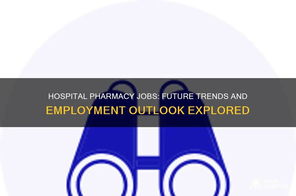 what is the outlook for pharmacy employment in hospitals
