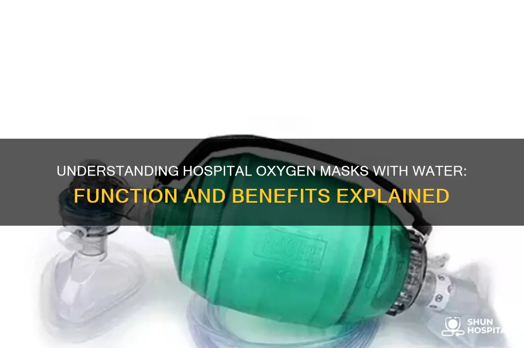 what is the oxygen masks with water called in hospitals