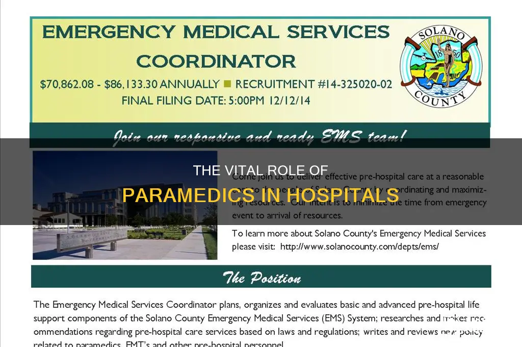 what is the paramedical did in hospital