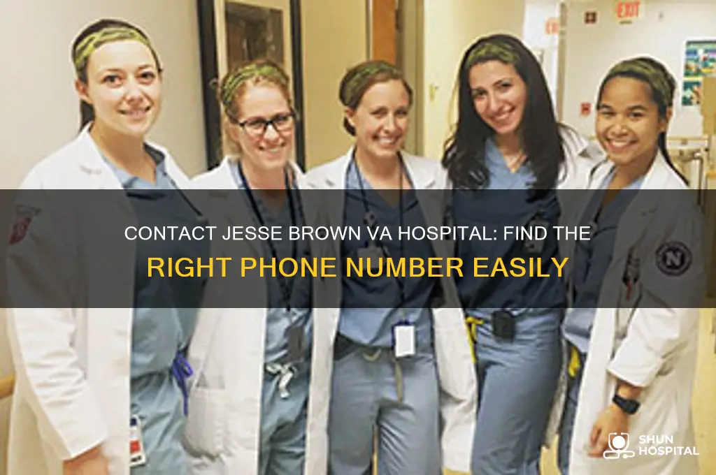 what is the phone number to jesse brown va hospital