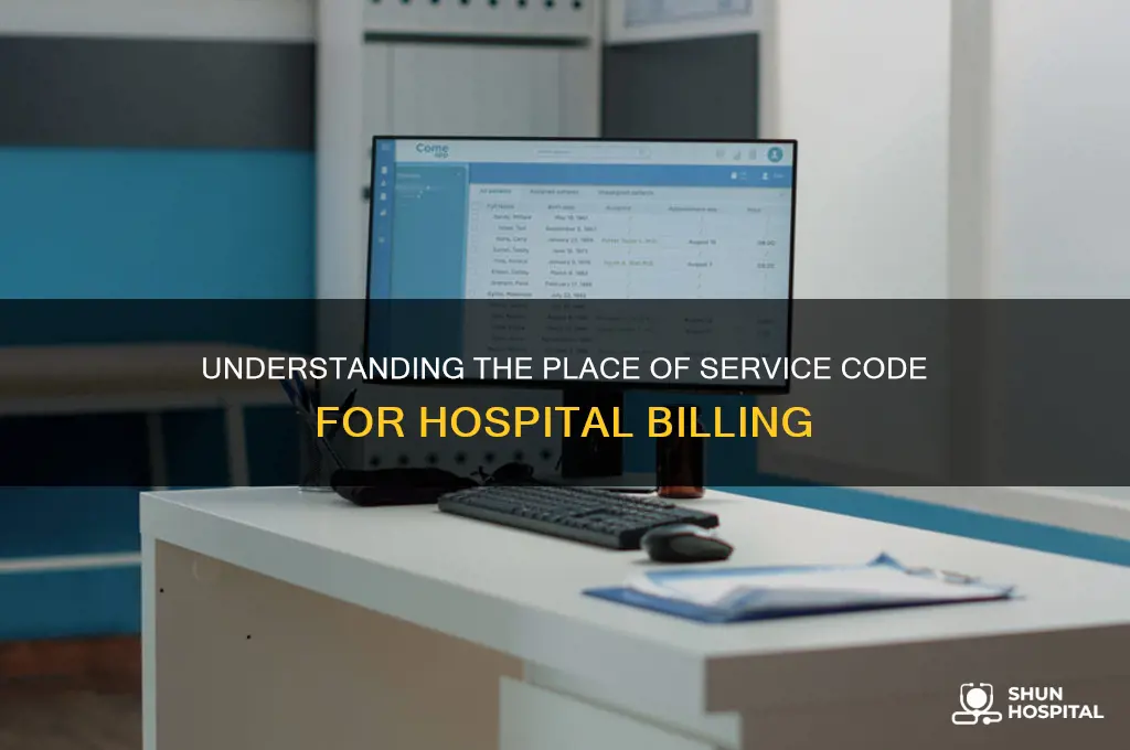 what is the place of service code for hospital