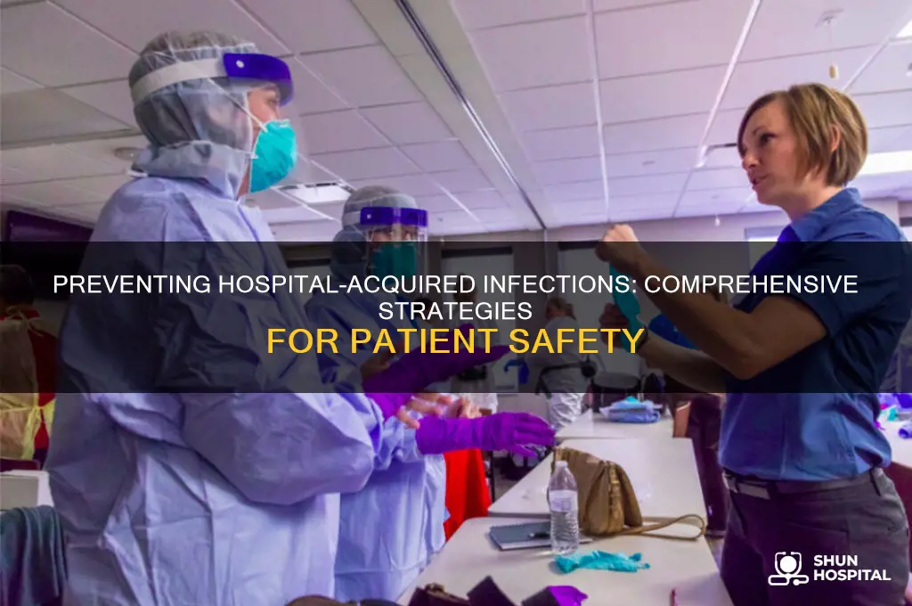 what is the plan solution to prevent hospital acquired infections