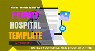 Crafting Effective Press Releases for Private Hospitals: A Template Guide