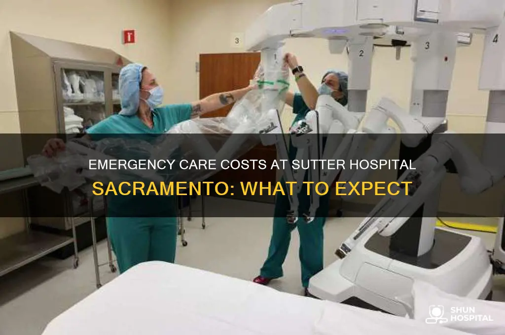 what is the price for emergency sutter hospital sacramento