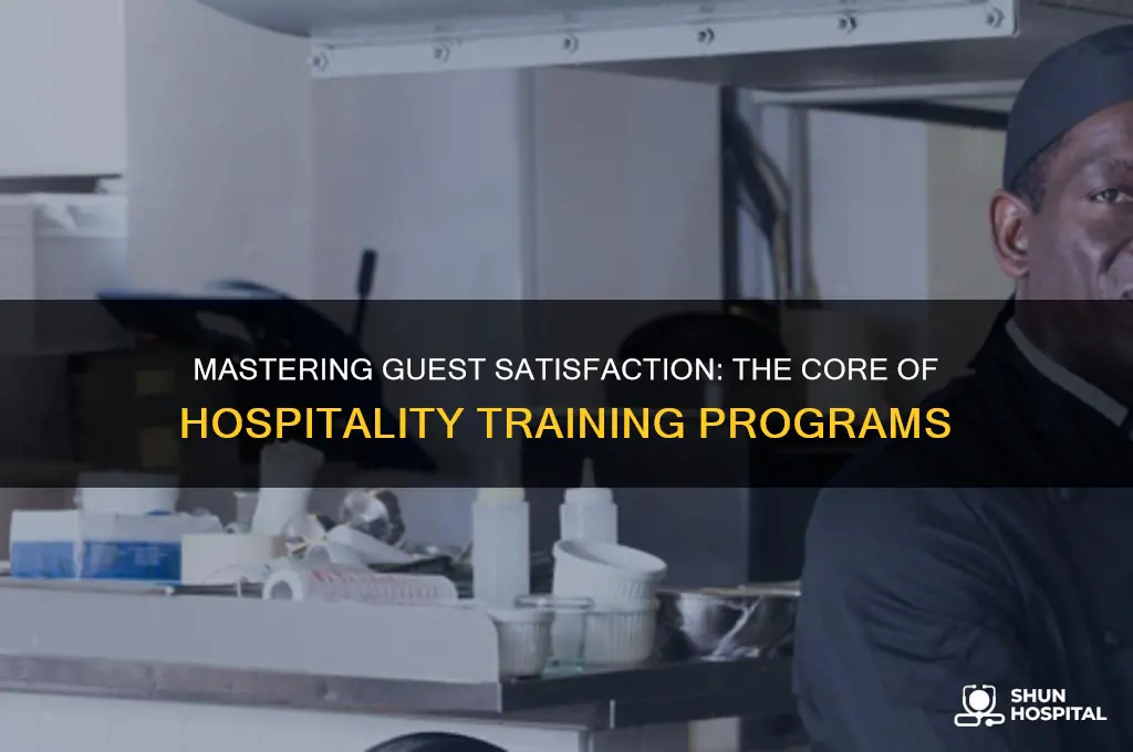 what is the primary focus of any hospitality-training program