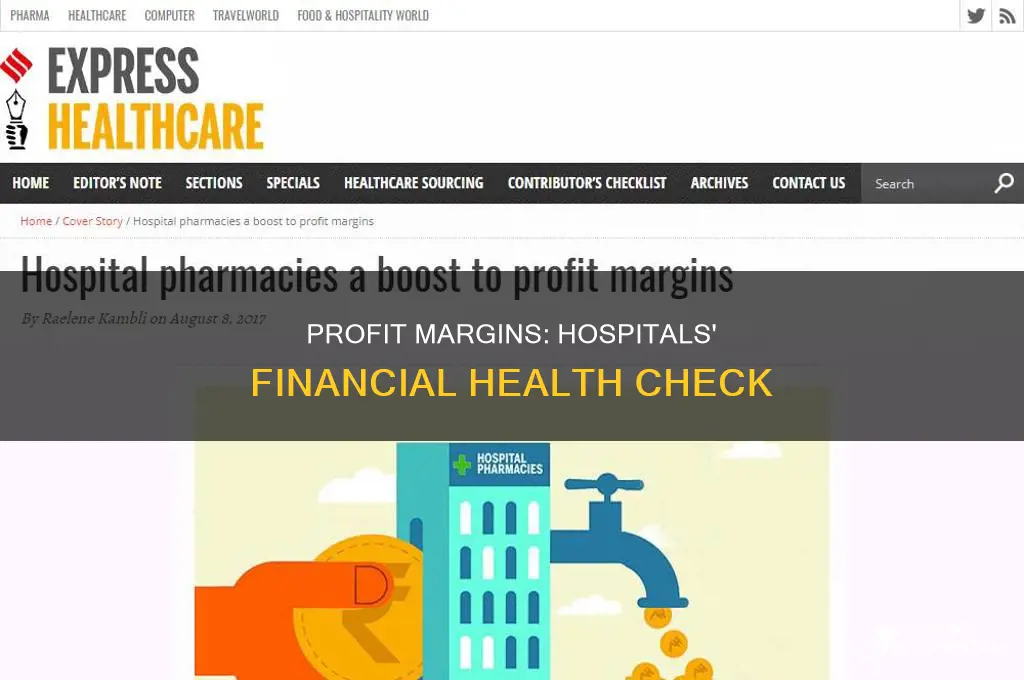 what is the profit margin for hospitals