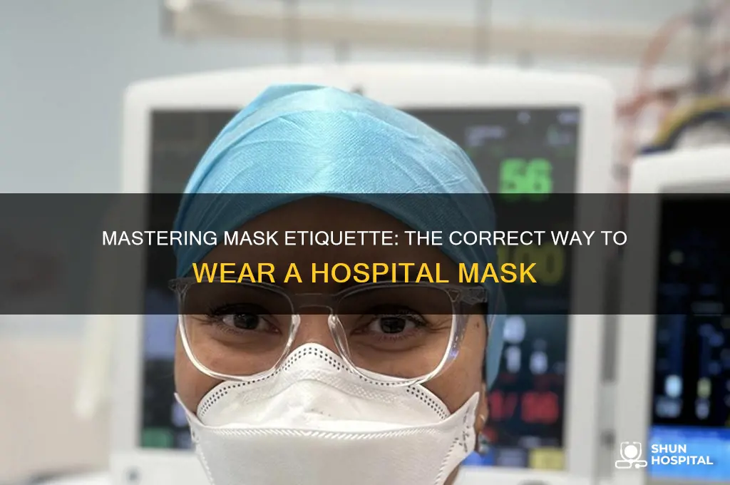 what is the proper way to wear a hospital mask