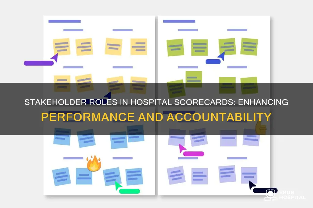 what is the purpose of stakeholder on a hospital scorecard