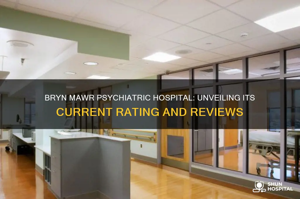what is the rating of bryn mawr psychiatic hospital