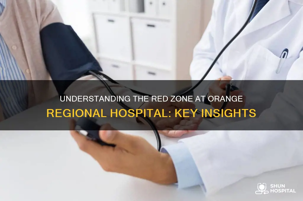 what is the red zone for orange regional hospital