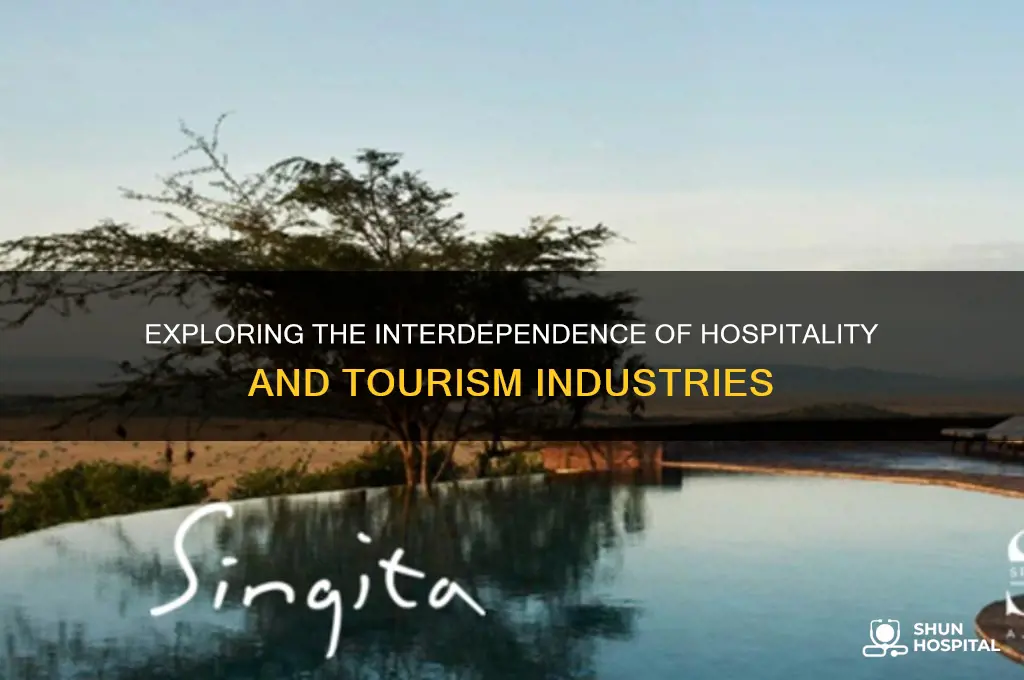 what is the relationship between hospitality and tourism industry