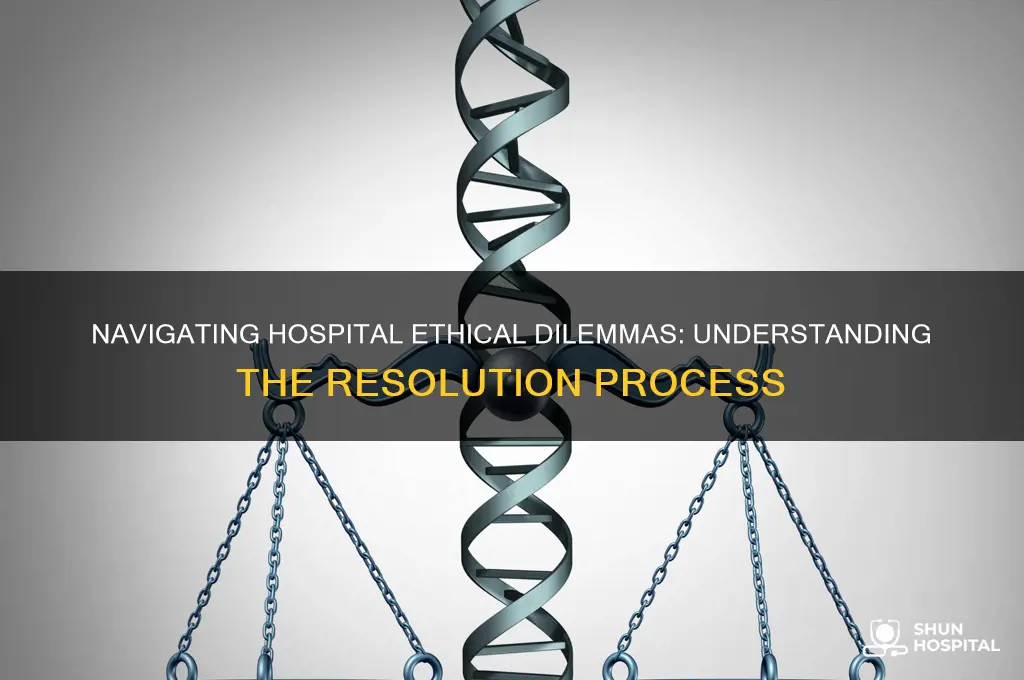 what is the resolution process for hospital ethical dilemmas