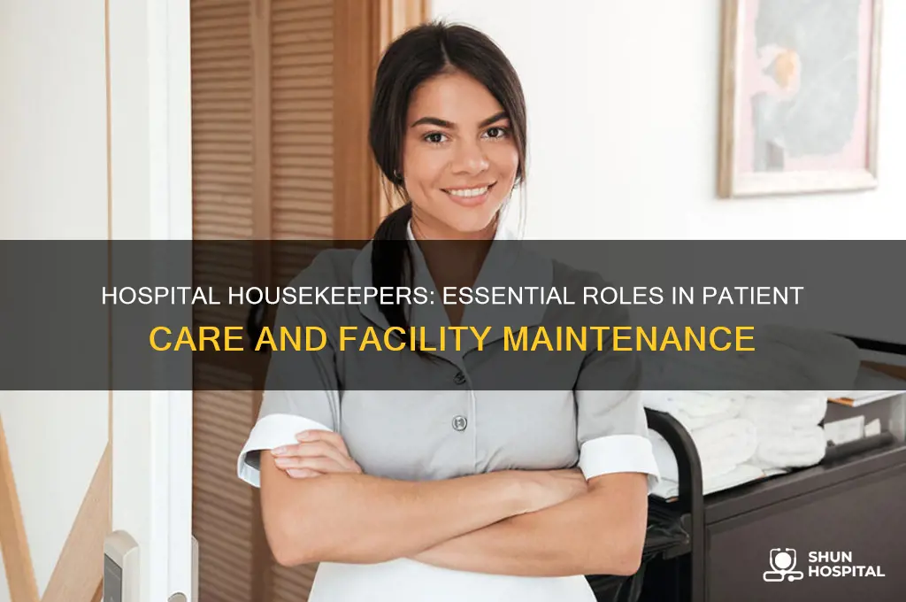 what is the role of a housekeeper in a hospital