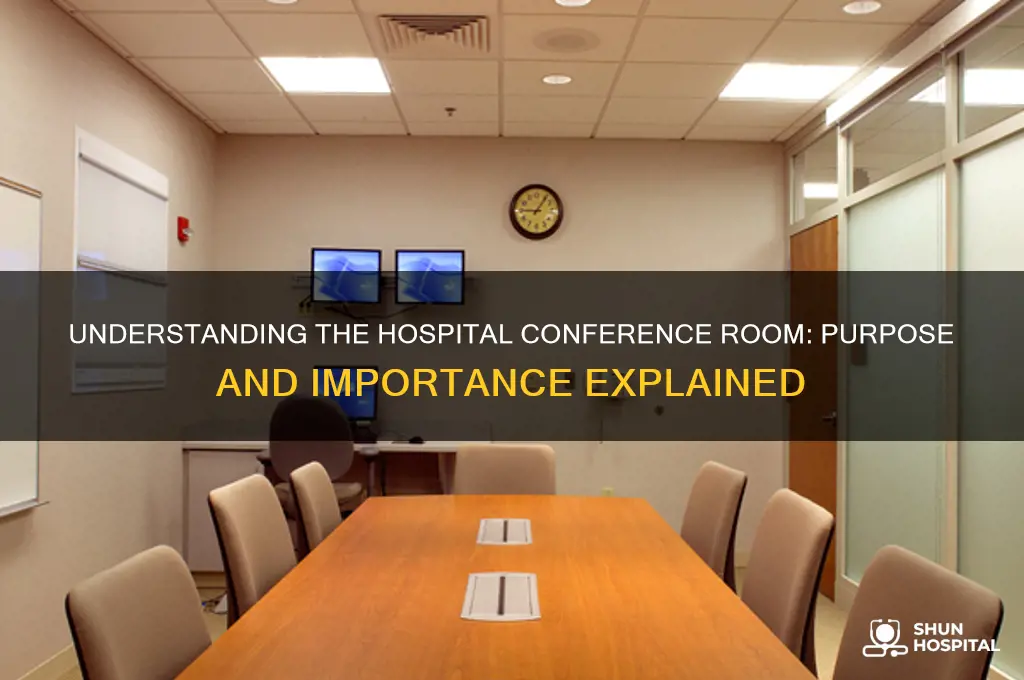 what is the room in the hospital where they discuss