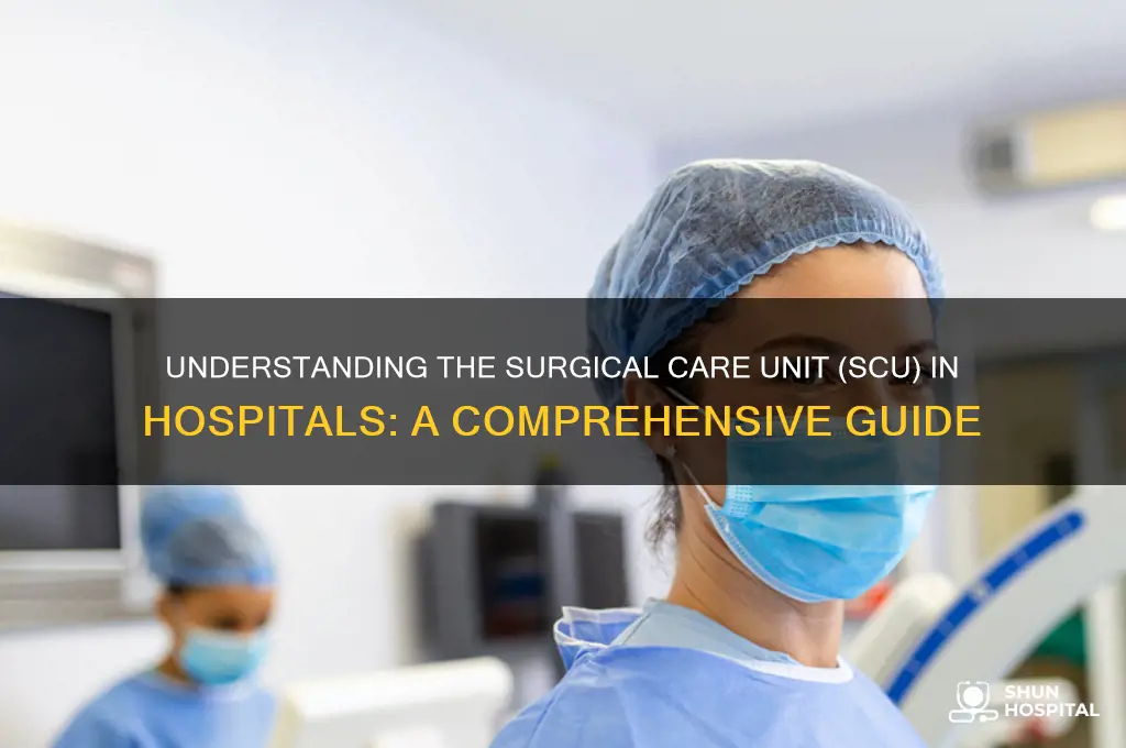 what is the s c u in a hospital