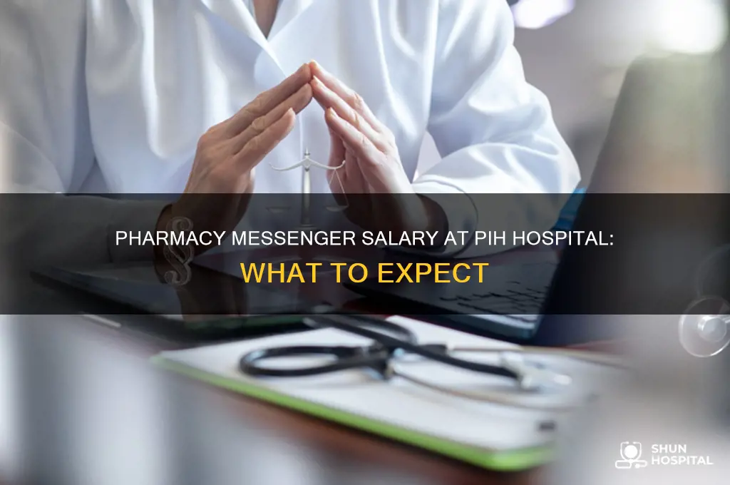 what is the salary for pharmacy messenger at pih hospital