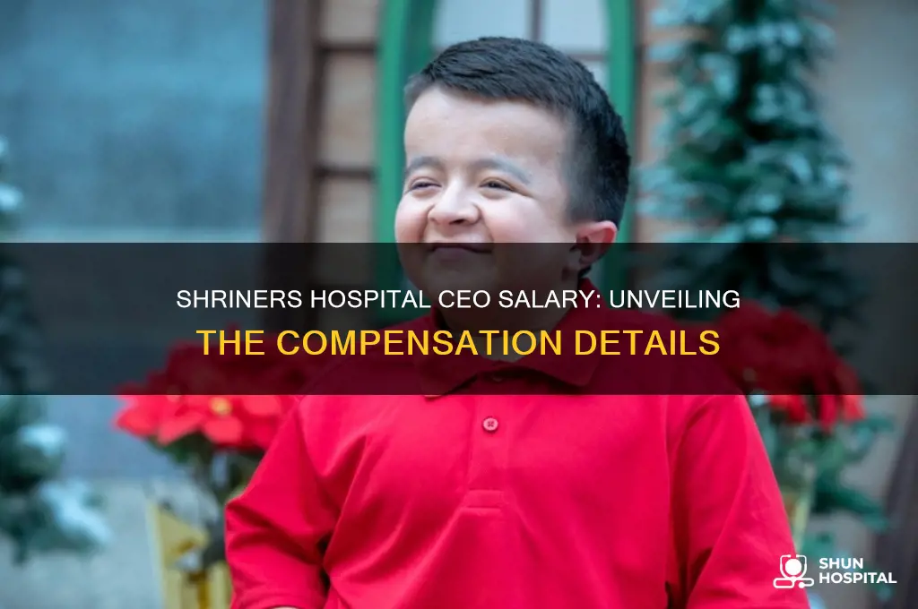 what is the salary of the ceo of shriners hospital