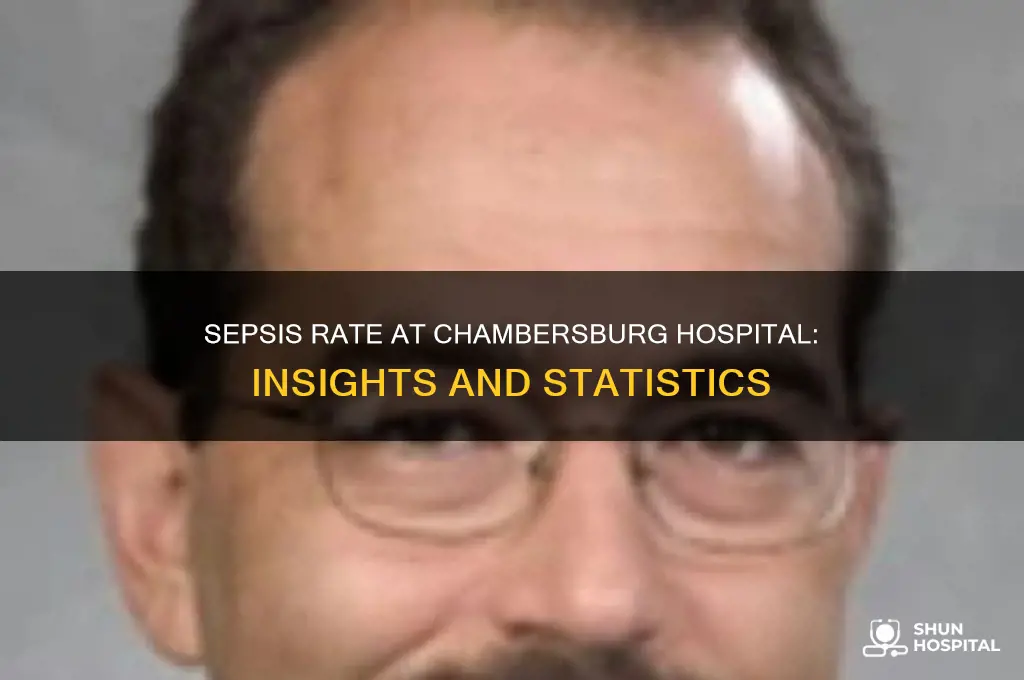 what is the sepsis rate at the chambersburg hospital