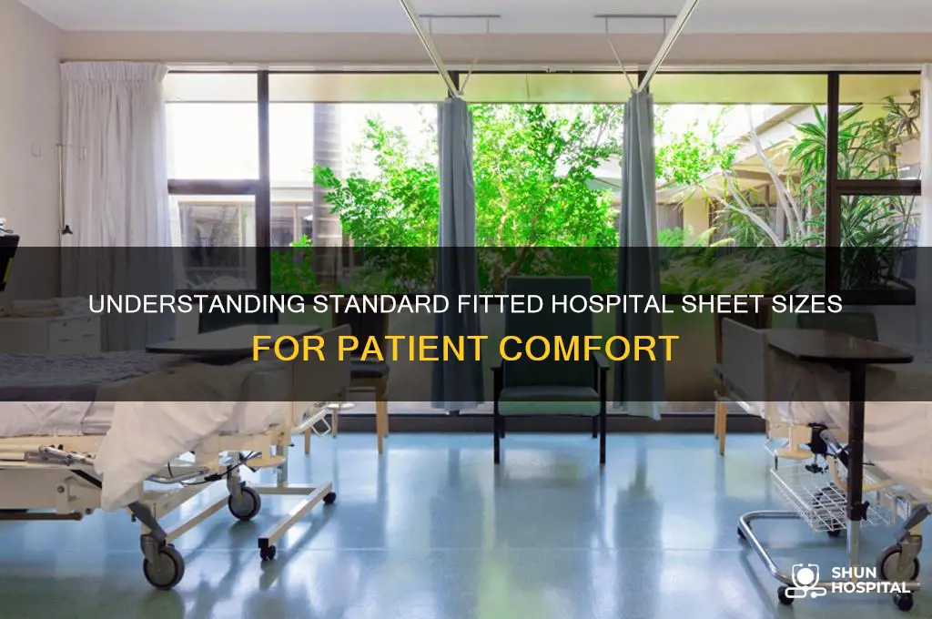 what is the size of a fitted hospital sheet