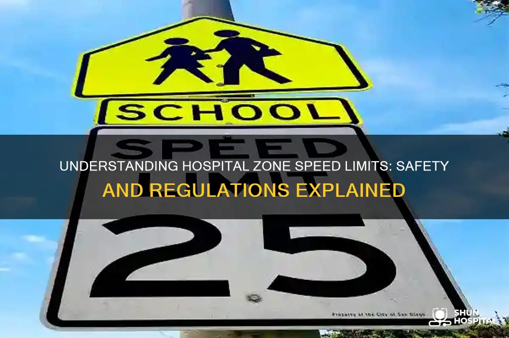 what is the speed limit in a hospital zone