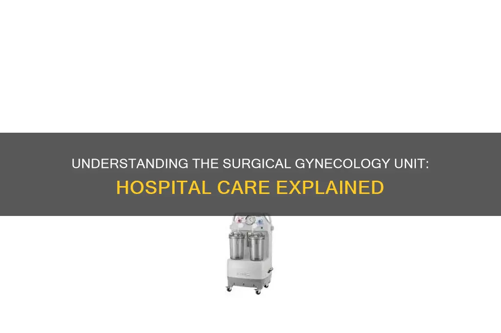 what is the surgical gyn unit in a hospital