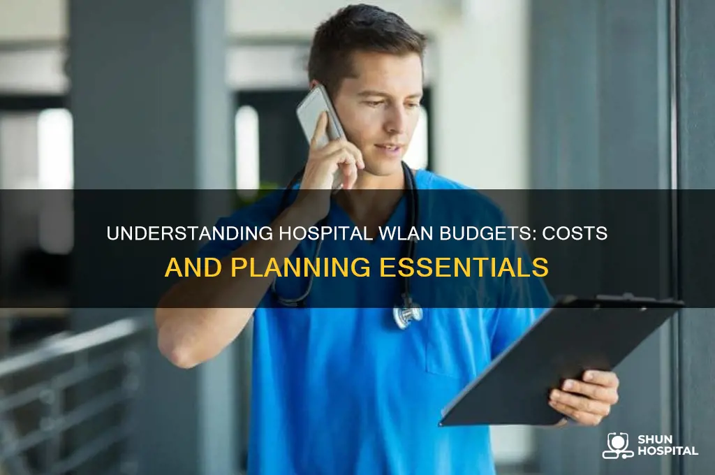 what is the typical budget for wlan in a hospital